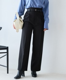 ベルトツキストレートスラックス143841