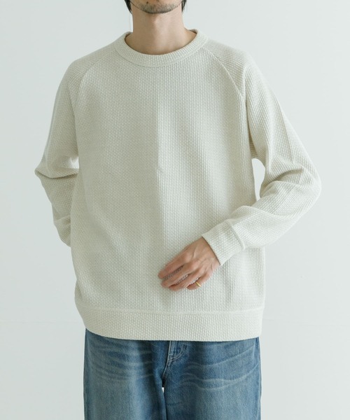 URBAN RESEARCH（アーバンリサーチ）の「LOWGAUGE KANOKO CREW-NECK（Tシャツ/カットソー・メンズ・ベージュ/ブラック/オフホワイト・MEDIUM/LARGE）」の11枚目の写真