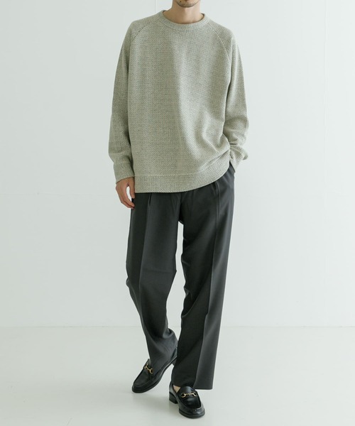 URBAN RESEARCH（アーバンリサーチ）の「LOWGAUGE KANOKO CREW-NECK（Tシャツ/カットソー・メンズ・ベージュ/ブラック/オフホワイト・MEDIUM/LARGE）」の15枚目の写真