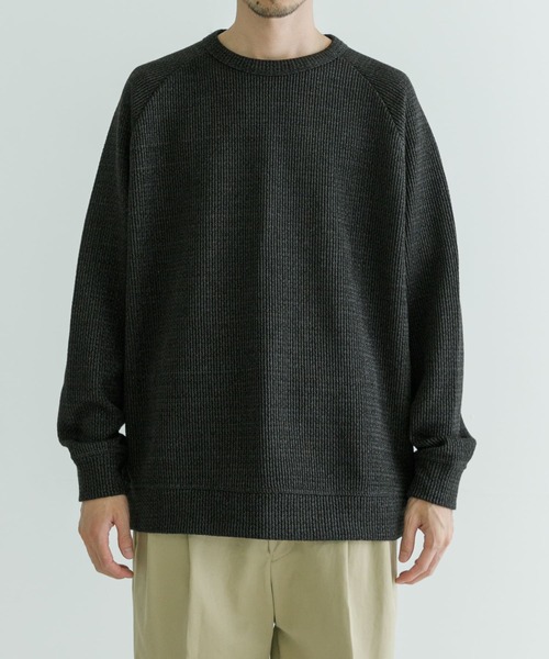 URBAN RESEARCH（アーバンリサーチ）の「LOWGAUGE KANOKO CREW-NECK（Tシャツ/カットソー・メンズ・ベージュ/ブラック/オフホワイト・MEDIUM/LARGE）」の16枚目の写真