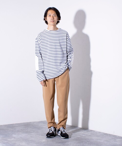 GLOSTER(グロスター)の「【GLOSTER/グロスター】ライトジョーゼット ストレッチイージーパンツ ストレッチ/防シワ(その他パンツ・メンズ・チャコールグレー/オリーブ/ネイビー/ベージュ・S/M/L/XL)」の5枚目の写真