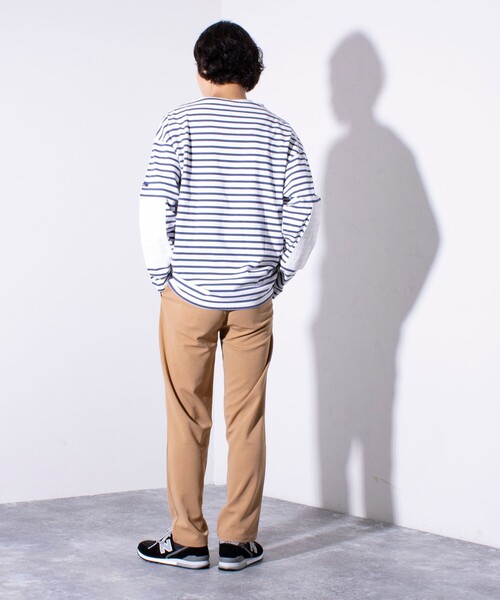 GLOSTER(グロスター)の「【GLOSTER/グロスター】ライトジョーゼット ストレッチイージーパンツ ストレッチ/防シワ(その他パンツ・メンズ・チャコールグレー/オリーブ/ネイビー/ベージュ・S/M/L/XL)」の7枚目の写真