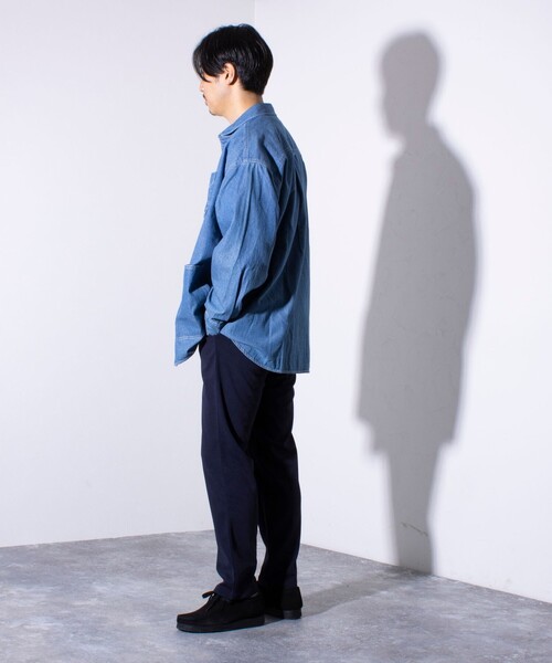 GLOSTER(グロスター)の「【GLOSTER/グロスター】ライトジョーゼット ストレッチイージーパンツ ストレッチ/防シワ(その他パンツ・メンズ・チャコールグレー/オリーブ/ネイビー/ベージュ・S/M/L/XL)」の16枚目の写真