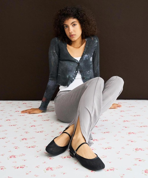 新品タグ付き H&M メッシュメリージェーンバレエシューズ