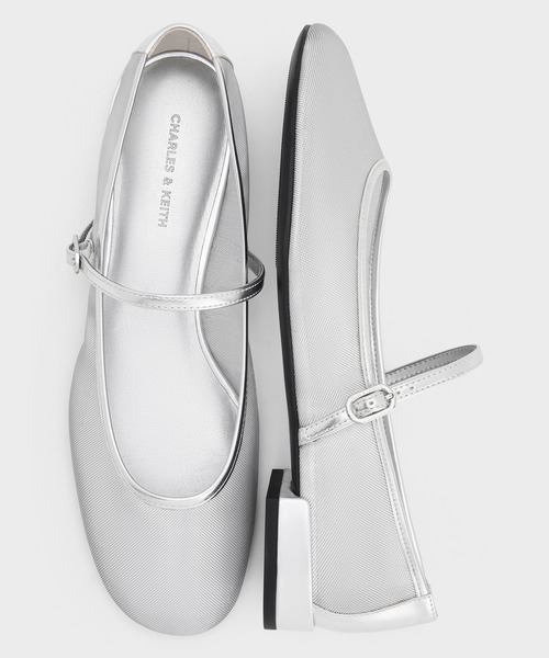 CHARLES & KEITH◆メッシュ ツートン バレエ スニーカー◆送料込 CHARLES & KEITH｜Gaskell ギャスケルメッシュチャンキー