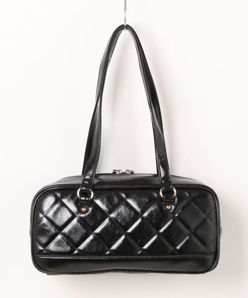 axes femme（アクシーズファム）の「ヨコ型キルトボストンバッグ（ボストンバッグ・レディース・ホワイト/ブラック・FREE）」の22枚目の写真