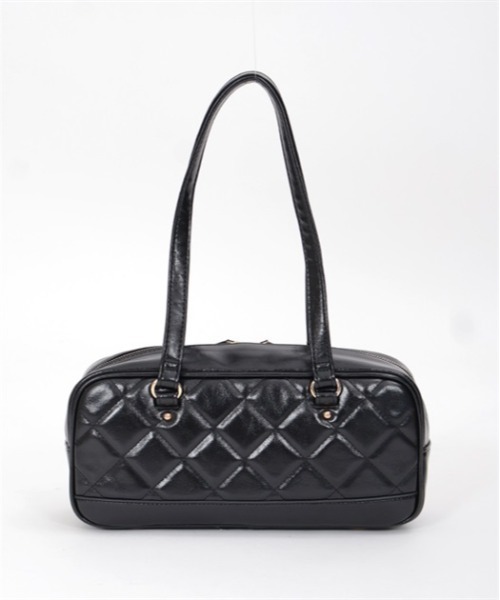 axes femme（アクシーズファム）の「ヨコ型キルトボストンバッグ（ボストンバッグ・レディース・ホワイト/ブラック・FREE）」の6枚目の写真