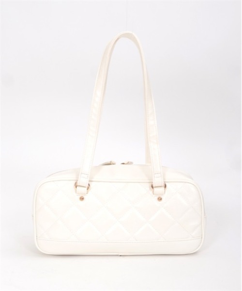 axes femme（アクシーズファム）の「ヨコ型キルトボストンバッグ（ボストンバッグ・レディース・ホワイト/ブラック・FREE）」の15枚目の写真