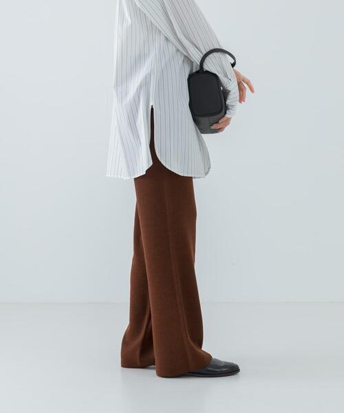 URBAN RESEARCH(アーバンリサーチ)の「ウールスームスニットパンツ(その他パンツ・レディース・ブラウン/グリーン系その他/ベージュ系その他・FREE)」の7枚目の写真