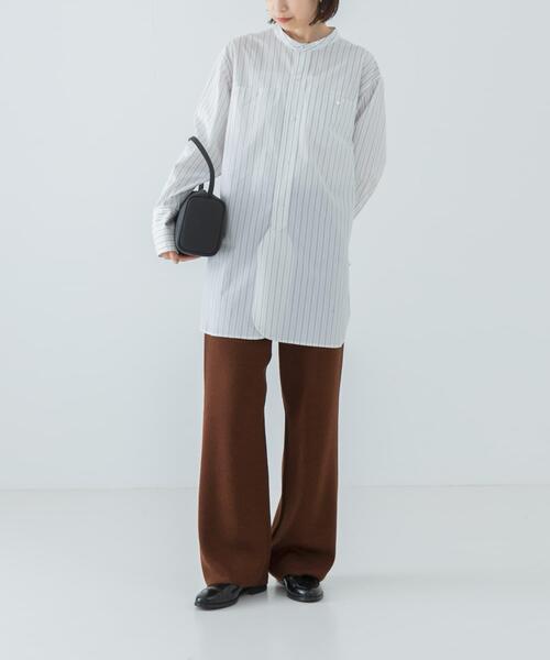 URBAN RESEARCH(アーバンリサーチ)の「ウールスームスニットパンツ(その他パンツ・レディース・ブラウン/グリーン系その他/ベージュ系その他・FREE)」の8枚目の写真