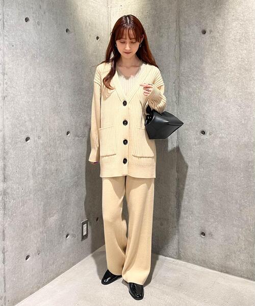 URBAN RESEARCH(アーバンリサーチ)の「ウールスームスニットパンツ(その他パンツ・レディース・ブラウン/グリーン系その他/ベージュ系その他・FREE)」の20枚目の写真