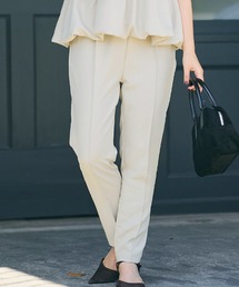 coca（coca）（コカ）の「フロッキードット ストレッチテーパードパンツ（スラックス）」