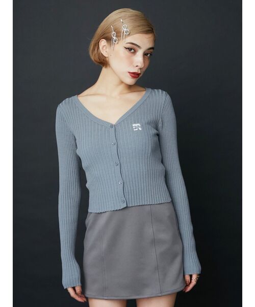 EVRIS（エヴリス）の「RHINESTONE RIBBON ヘアピン（ヘアピン・レディース・シルバー・FREE）」の3枚目の写真