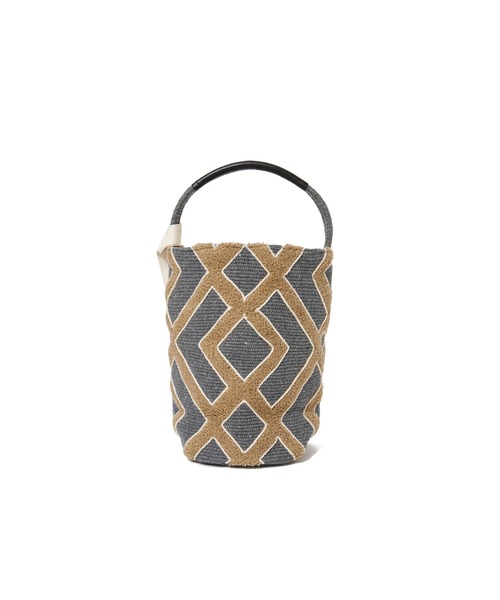 beej（ビージ）の「beej Busket bag-showa（ハンドバッグ・レディース・ブラウン/グレー・FREE）」の12枚目の写真