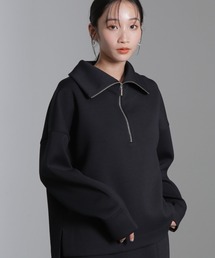 TBPR 2021 ブラック ハーフジップ カットソー RVCA ルーカ カットソー 長袖 メンズ コード ハーフ ジップ