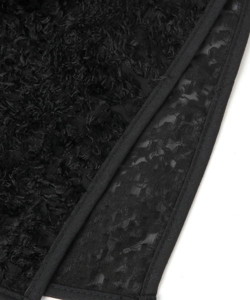 studio CLIP（スタディオクリップ）の「ふわふわケープ付け襟（付け襟・レディース・ベージュ/ブラック・FREE）」の6枚目の写真