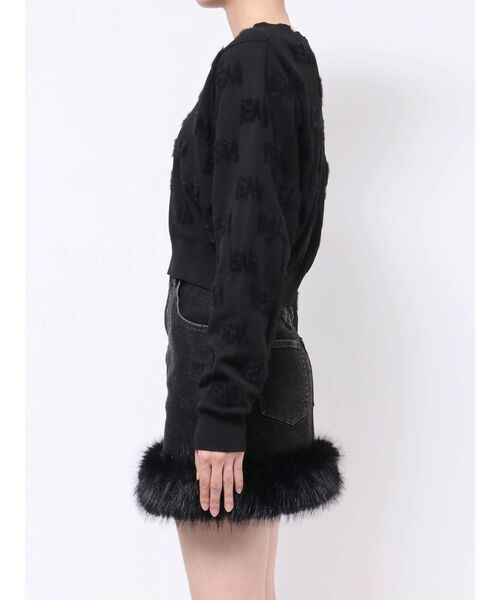 EATME（イートミー）の「ロゴジャガードニット（ニット/セーター・レディース・ブラック/オフホワイト/レッド・FREE）」の15枚目の写真