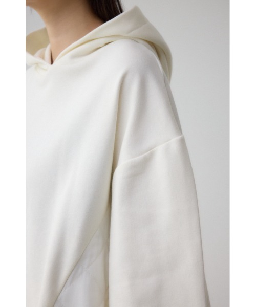 AZUL by moussy(アズールバイマウジー)の「キルティングデザインフーディー(Tシャツ/カットソー・レディース・アイボリー/ブラック/カーキ・SMALL/MEDIUM)」の16枚目の写真