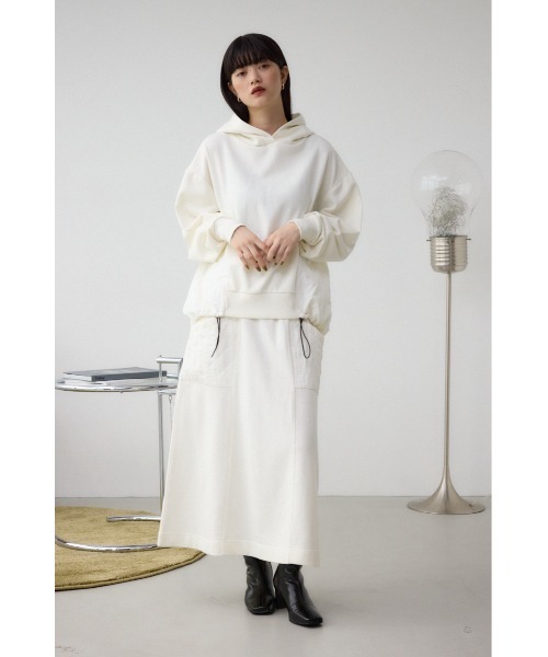 AZUL by moussy(アズールバイマウジー)の「キルティングデザインフーディー(Tシャツ/カットソー・レディース・アイボリー/ブラック/カーキ・SMALL/MEDIUM)」の22枚目の写真