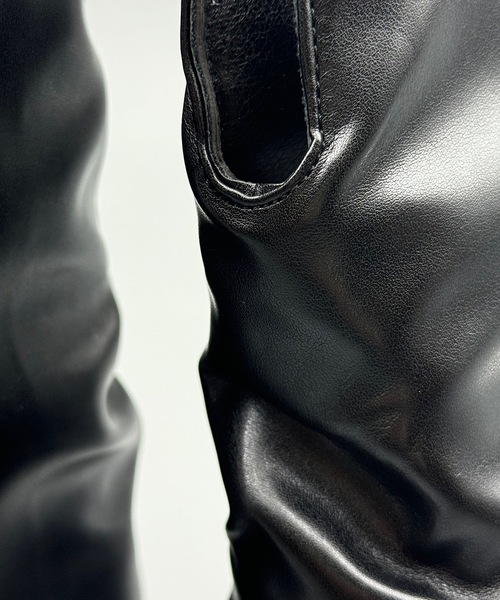 ANOTHER S（アナザーエス）の「ポインテッドトゥチューブブーツ（ブーツ・レディース・ブラック/ブラウン・37/38/39）」の18枚目の写真