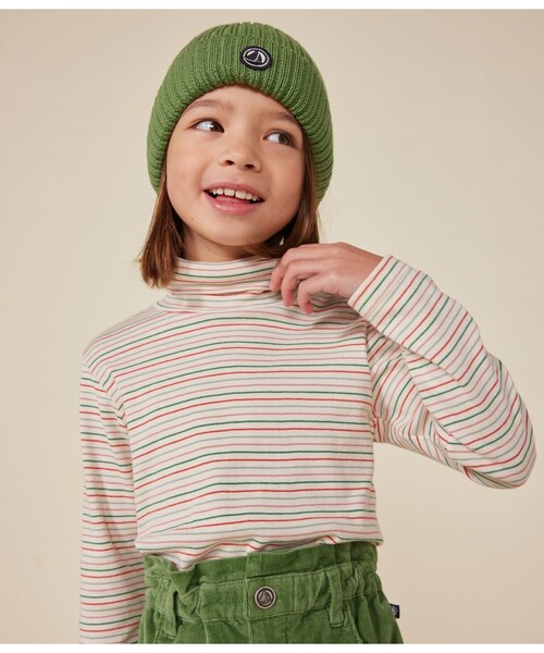 【セール】長袖タートルネック（Tシャツ/カットソー）｜PETIT BATEAU（プチバトー）