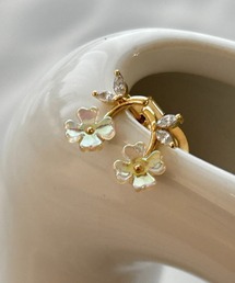 シェリーフラワーピアス