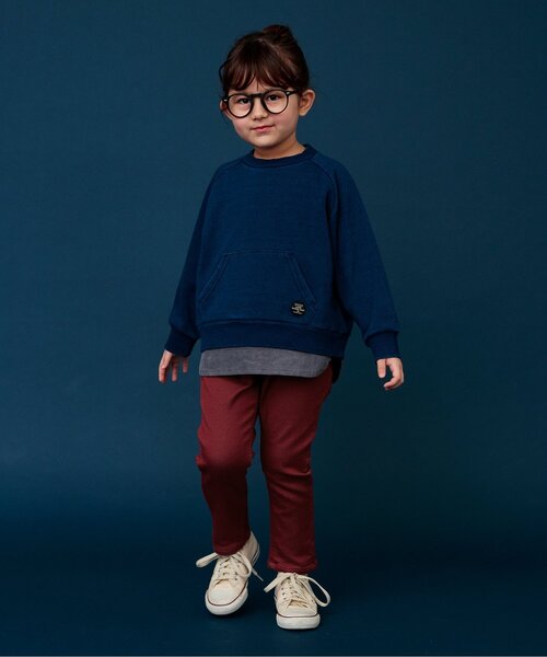 BREEZE（ブリーズ）の「あったかすぽ軽テーパードパンツ（その他パンツ・キッズ・チャコール/マスタード/ベージュ/インディゴブルー/ミント/ワインレッド・130/140/100/110/120/150/160/90）」の17枚目の写真