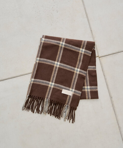 CompactWOOL　チェック柄　ストールマフラー チェック柄ストール（マフラー）｜Chico（チコ）のファッション