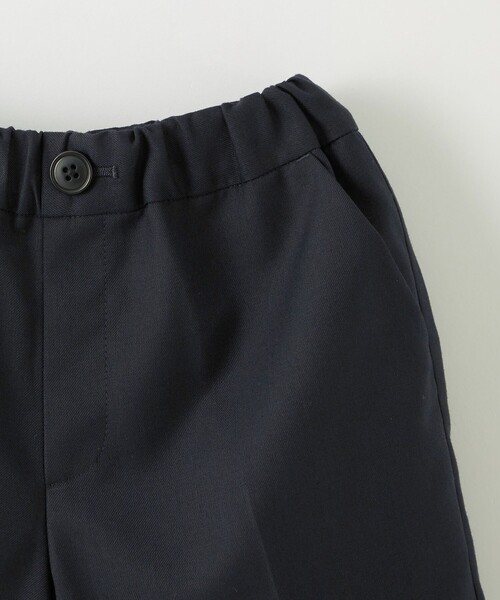 green label relaxing（グリーンレーベルリラクシング）の「TRW ソリッド 9L パンツ / キッズ 110cm-130cm（スーツパンツ・キッズ・ネイビー・110cm/120cm/130cm）」の5枚目の写真