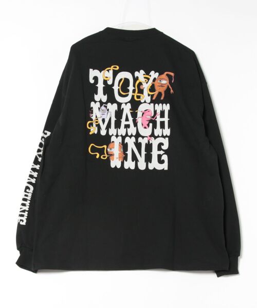 TOY　MACHINE（トイ　マシーン）の「【ムラサキスポーツ限定】TOY MACHINE/トイマシーン ロンT/長袖Tシャツ ビックシルエット バックプリント MTMPFLT3（Tシャツ/カットソー・メンズ・ブラック/ホワイト・XL/L/M）」の18枚目の写真