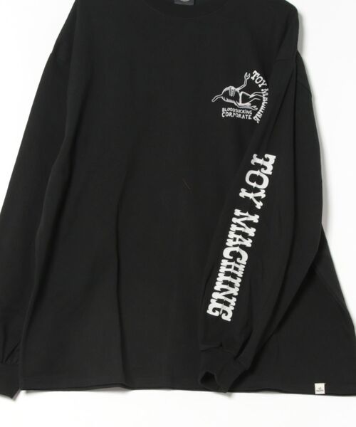 TOY　MACHINE（トイ　マシーン）の「【ムラサキスポーツ限定】TOY MACHINE/トイマシーン ロンT/長袖Tシャツ ビックシルエット バックプリント MTMPFLT3（Tシャツ/カットソー・メンズ・ブラック/ホワイト・XL/L/M）」の17枚目の写真