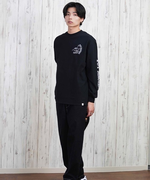 TOY　MACHINE（トイ　マシーン）の「【ムラサキスポーツ限定】TOY MACHINE/トイマシーン ロンT/長袖Tシャツ ビックシルエット バックプリント MTMPFLT3（Tシャツ/カットソー・メンズ・ブラック/ホワイト・XL/L/M）」の15枚目の写真