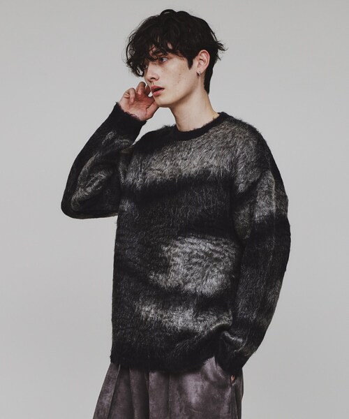 【セール】シャギーニットプルオーバー（ニット/セーター）｜tk.TAKEO KIKUCHI（ティーケータケオキクチ）