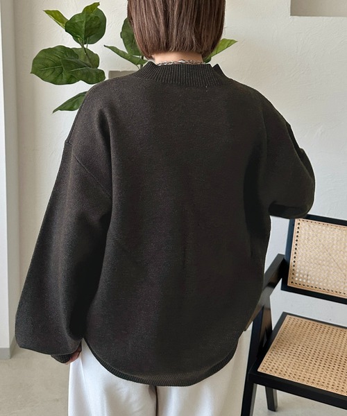 apres jour mignon(アプレジュールミニョン)の「ボトルネックニット【ZOZOTOWN限定アイテム】(ニット/セーター・レディース・ボルドー/アイボリー/ブラック・X-LARGE/フリー)」の16枚目の写真