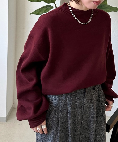 apres jour mignon(アプレジュールミニョン)の「ボトルネックニット【ZOZOTOWN限定アイテム】(ニット/セーター・レディース・ボルドー/アイボリー/ブラック・X-LARGE/フリー)」の20枚目の写真
