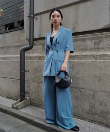 AMERIアメリ BACK CURTAIN OPEN HS JACKET BACK CURTAIN OPEN HS JACKET（テーラードジャケット）｜Ameri