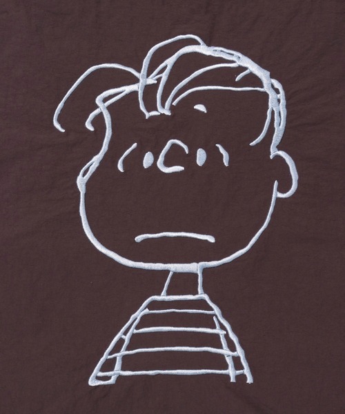 PEANUTS（ピーナッツ）の「(ACT)【PEANUTS】フェイス 刺繍 ナイロン パスポーチ（パスケース・レディース・ライトピンク/ダークベージュ/ブラック/チャコールグレー/イエロー/アイボリー/セージグリーン/スカイブルー・ONE SIZE）」の20枚目の写真