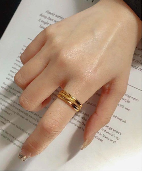 Burner（バーナー）の「【OKUOKU　0909】グリッター ３点セット シンプル リング　 oku-ring-634519063138-2 Nn（リング・レディース・ゴールド/シルバー/ピンクゴールド/その他1/その他2/その他3・US7/US9/US 6/US 8/US 11/US 10/9号/11号/14号/16号/18号）」の14枚目の写真