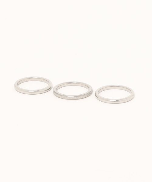 Burner（バーナー）の「【OKUOKU　0909】グリッター ３点セット シンプル リング　 oku-ring-634519063138-2 Nn（リング・レディース・ゴールド/シルバー/ピンクゴールド/その他1/その他2/その他3・US7/US9/US 6/US 8/US 11/US 10/9号/11号/14号/16号/18号）」の8枚目の写真