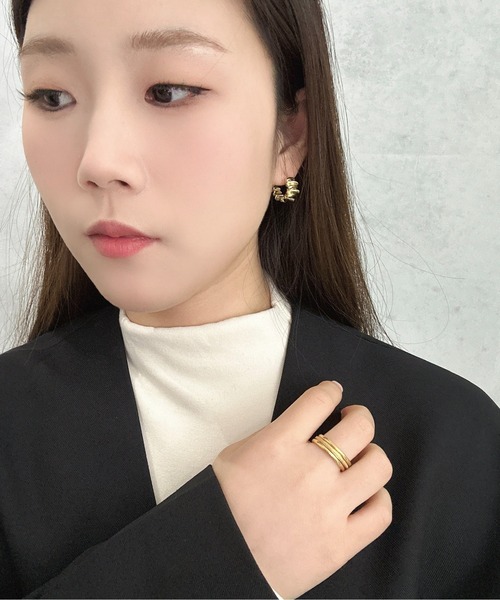 Burner（バーナー）の「【OKUOKU　0909】グリッター ３点セット シンプル リング　 oku-ring-634519063138-2 Nn（リング・レディース・ゴールド/シルバー/ピンクゴールド/その他1/その他2/その他3・US7/US9/US 6/US 8/US 11/US 10/9号/11号/14号/16号/18号）」の21枚目の写真