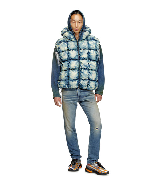 セール】メンズ パファーベスト W-THYS（ブルゾン）｜DIESEL