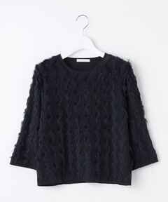 beautiful people/ビューティフルピープル】fringe jacquard