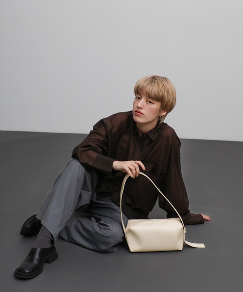 select MOCA(セレクトモカ)の「ワンショルダースクエアバッグ(ショルダーバッグ・レディース・カーキ/アイボリー/ブラック・FREE)」の11枚目の写真