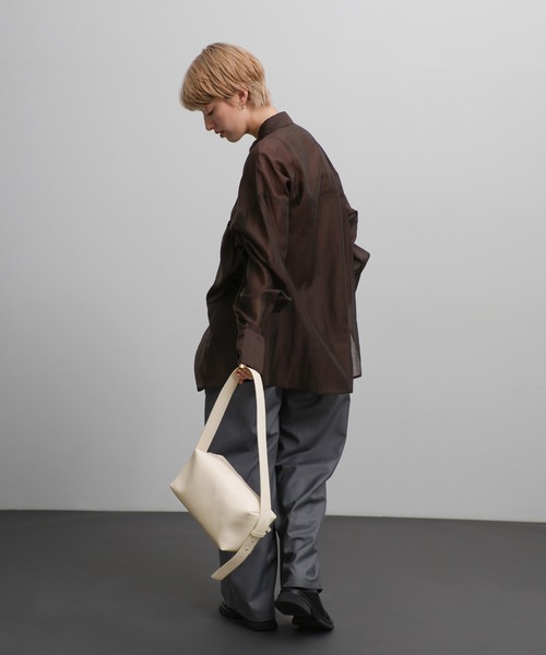 select MOCA(セレクトモカ)の「ワンショルダースクエアバッグ(ショルダーバッグ・レディース・カーキ/アイボリー/ブラック・FREE)」の14枚目の写真