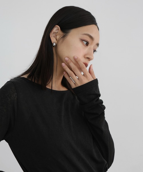 hellam(へラム)の「フープドロップイヤリング(イヤリング・レディース・シルバー/ゴールド・FREE)」の16枚目の写真
