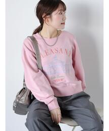 ehka sopo | 刺繍スウェット(Tシャツ/カットソー)