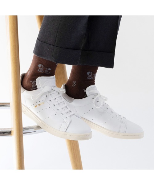 CHICSTOCKS（シックストックス）の「SNOOPY×CHICSTOCKS［1950sスヌーピー］（ソックス/靴下・メンズ・ターメリック/ブラウン/レッド・MEDIUM/LARGE/SMALL）」の8枚目の写真