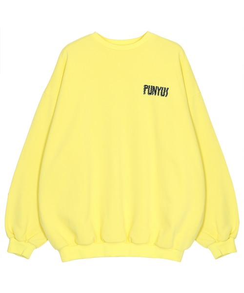 PUNYUS（プニュズ）の「Last decade ビッグスウェット（スウェット・レディース・ブラック/イエロー・3/4）」の4枚目の写真