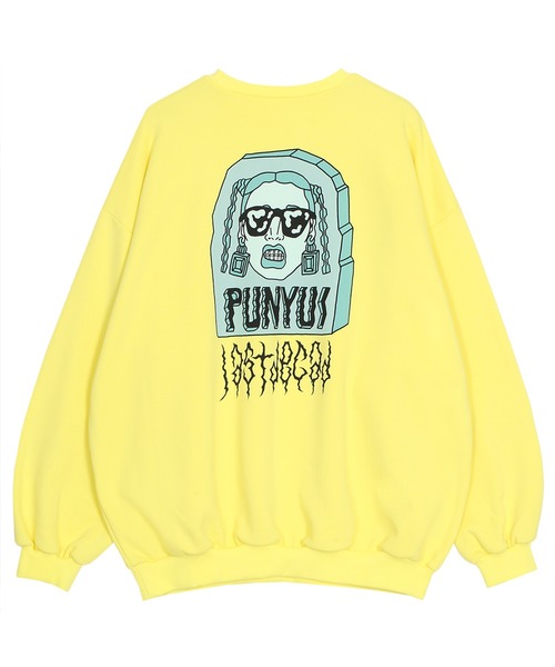 PUNYUS（プニュズ）の「Last decade ビッグスウェット（スウェット・レディース・ブラック/イエロー・3/4）」の3枚目の写真