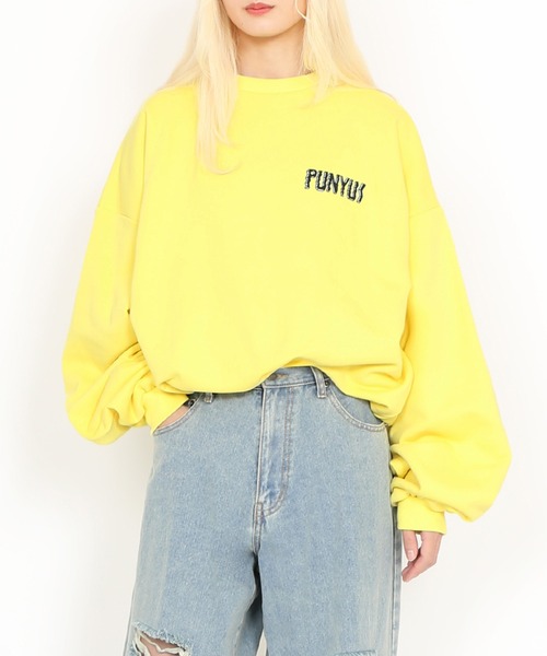 PUNYUS（プニュズ）の「Last decade ビッグスウェット（スウェット・レディース・ブラック/イエロー・3/4）」の16枚目の写真